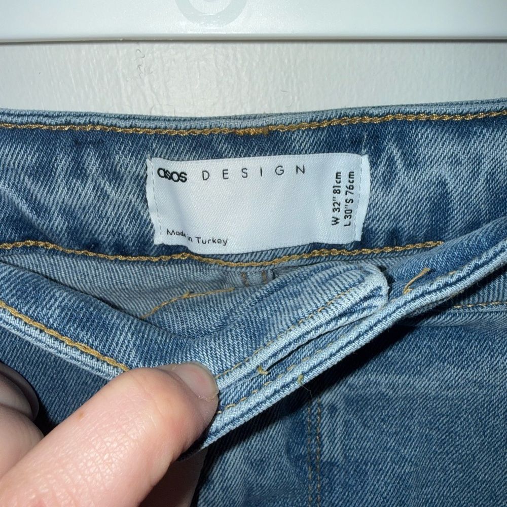 ASOS Light Blue Distressed Skinny Jeans - Picture 2 of 5